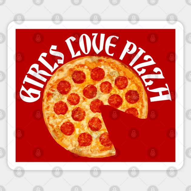 Girls Love Pizza Sticker by inkyempireclothing